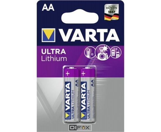 10x2 Varta Ultra Lithium Mignon AA LR 6