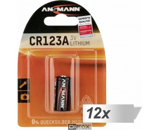 12x1 Ansmann CR 123 A