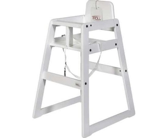Troll Marita White Art. HGC-MR0002 White Bērnu koka barošanas krēsls