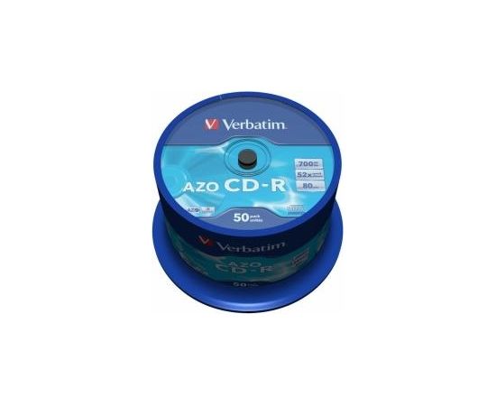 Matricas CD-R AZO Verbatim 700MB 52x Crystal