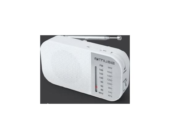 Muse M-025 RW Portable radio, White