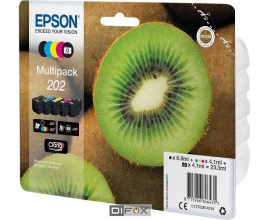 Epson Multipack Claria Premium T 202 BK/PB/C/M/Y T 02E7