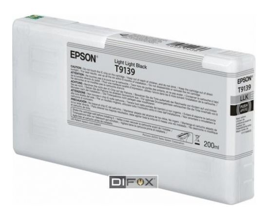 Epson ink cartridge light light black T 913 200 ml        T 9139