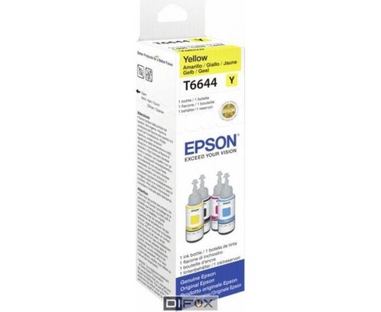 Epson ink yellow T 664 70 ml       T 6644