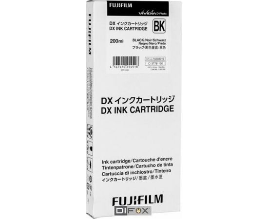 Fujifilm DX Ink Cartridge 200 ml black
