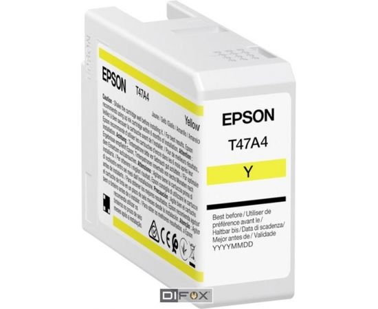 Epson ink cartridge yellow T 47A4 50 ml Ultrachrome Pro 10