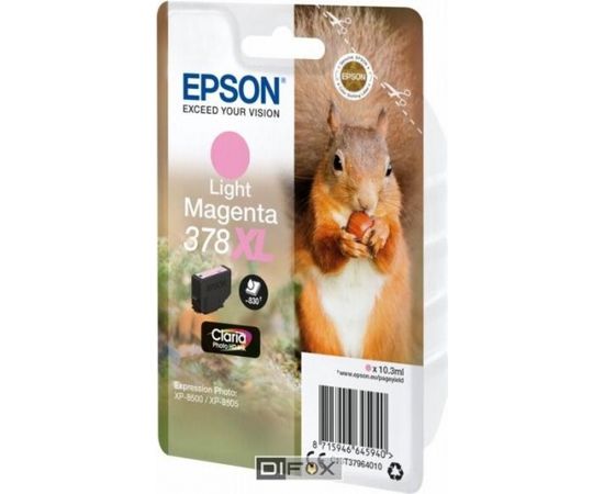 Epson ink cartridge 378 XL light magenta Claria Photo HD   T 3796