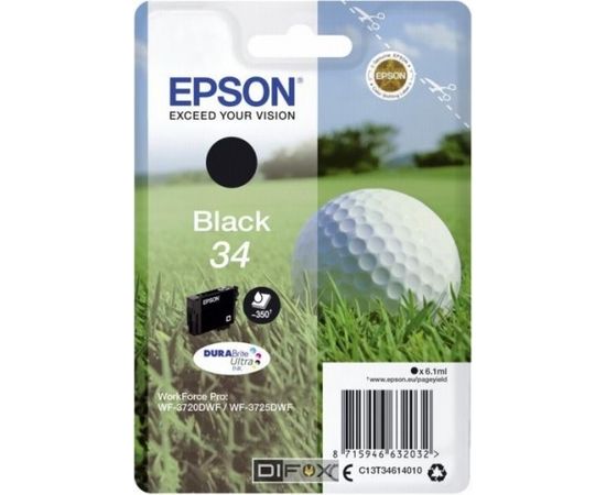 Epson ink cartridge black DURABrite Ultra Ink 34    T 3461