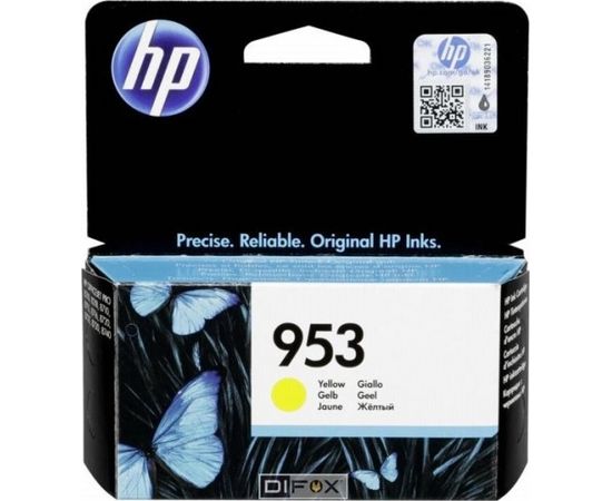 HP F6U14AE ink cartridge yellow No. 953