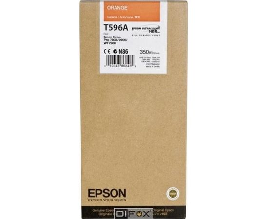 Epson ink cartridge orange T 596  350 ml     T 596A