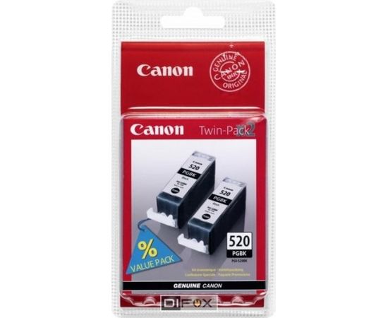 Canon PGI-520 BK Twin Pack black