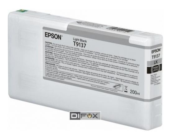 Epson ink cartridge light black T 913 200 ml      T 9137