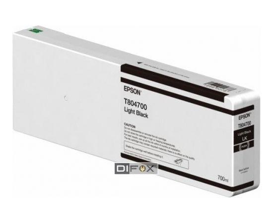 Epson ink cartridge UltraChrome HDX/HD light black 700 ml T 8047