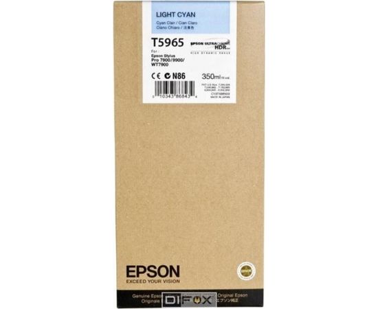 Epson ink cartridge light cyan T 596  350 ml        T 5965