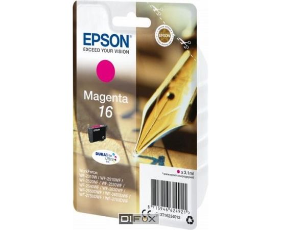 Epson ink cartridge magenta DURABrite Ultra T 162     T 1623