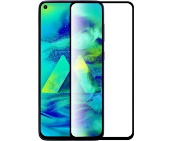 Fusion Full Glue 5D Tempered Glass aizsargstikls pilnam ekrānam Samsung M515 Galaxy M51 melns