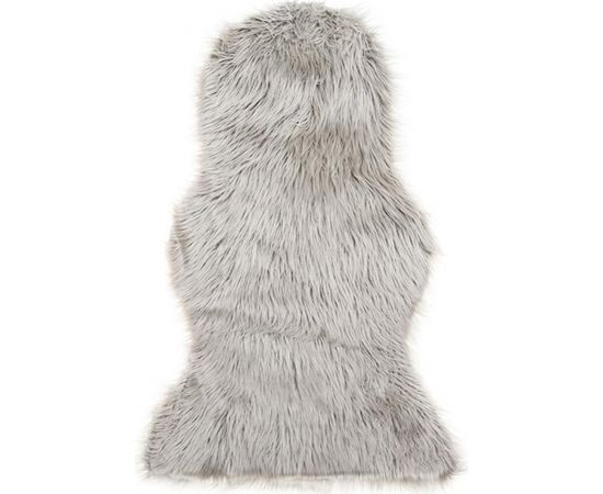 Paklājs aitādas mākslīgais 60x90cm pelēks Paklāji