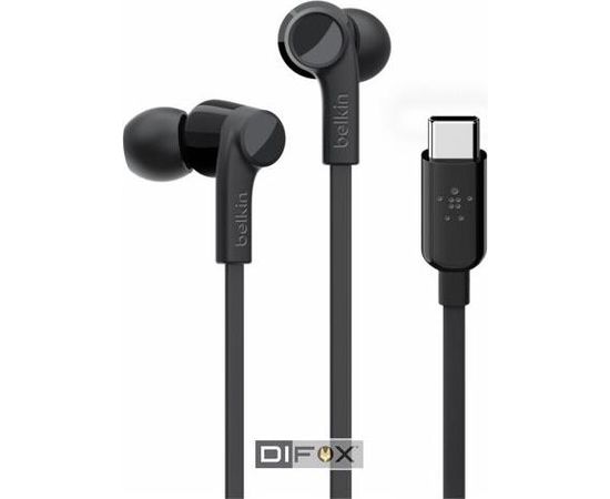 Belkin Rockstar In-Ear Headphone USB-C Connector bl. G3H0002btBLK