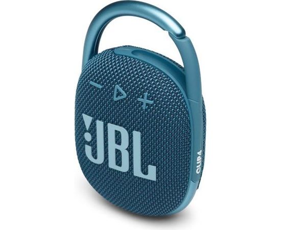 JBL ūdensizturīga portatīvā skanda ar karabīni, zila - JBLCLIP4BLU