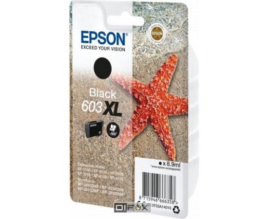 Epson ink cartridge black 603 XL    T 03A1