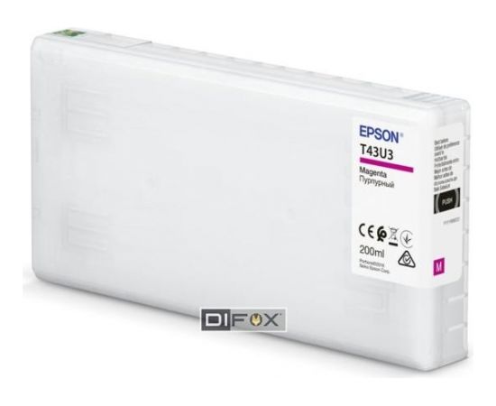 Epson ink cartridge magenta T 43U 200 ml      T 43U3