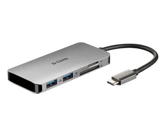 D-LINK USB-C 6-port USB 3.0 hub HDMI