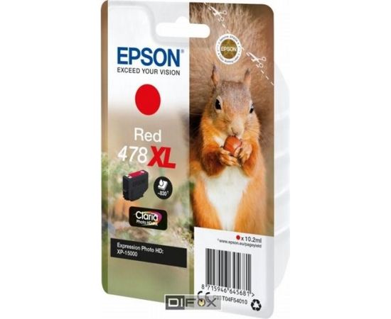 Epson ink cartridge red Claria Photo HD 478 XL    T 04F5