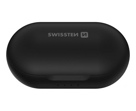 Swissten Stone Buds Bluetooth 5.0 Stereo Austiņas ar Mikrofonu Melnas