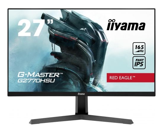 Iiyama Gaming Monitor G-Master G2770HSU-B1 27 ", IPS, 1920x1080 pixels, 16:9, 0.8 ms, 250 cd/m², Black, HDCP, Headphone connector