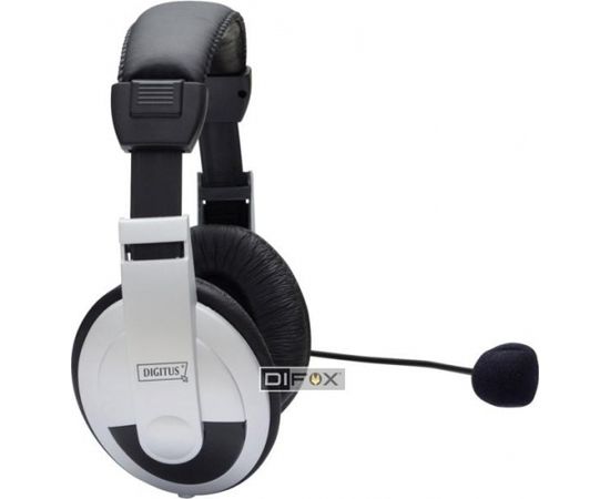 DIGITUS Stereo Multimedia Headset w. Microphone 1,8m