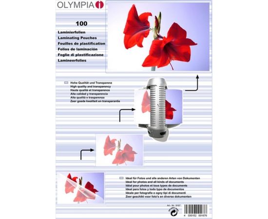 Olympia Laminēšanas plēves A5 ( 80 mic., 100gb. )