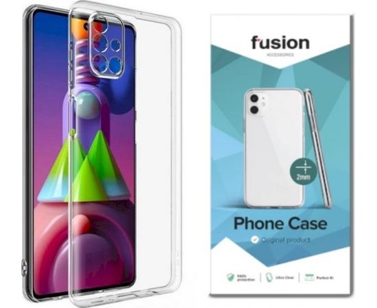 Fusion ultra clear series 2 mm silikona aizsargapvalks Samsung M317 Galaxy M31S caurspīdīgs (EU Blister)