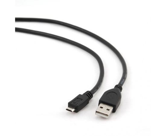 Gembird micro USB cable 2.0 AM-MBM5P black 3m