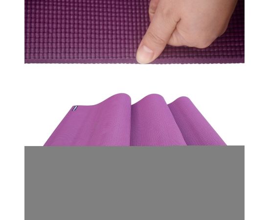PROIRON Yoga Mat Exercise Mat, 173 cm x 61 cm x 0.35 cm, Premium carry bag included, Purple, Eco-friendly PVC