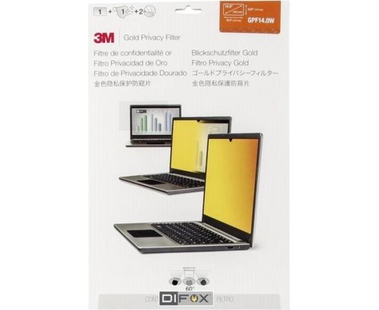 3M GPF140W Privacy Filter Gold for 35,6cm (14,0 ) 16:9