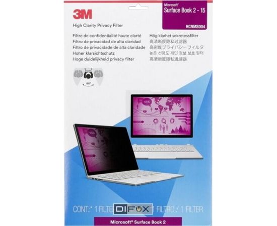 3M HCNMS004 High Clarity Privacy Filter f Surface Book