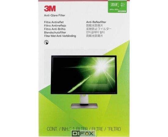 3M AG238W9B Anti-Glare Filter for LCD Widescreen Monitor 23,8