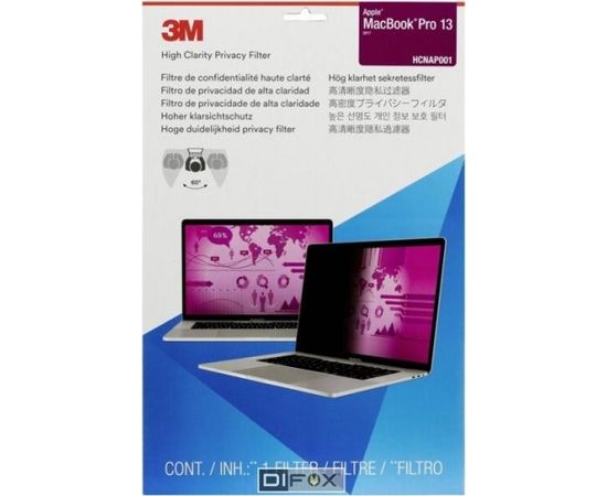 3M HCNAP001 Privacy Filter High Clarity f MacBook Pro 13