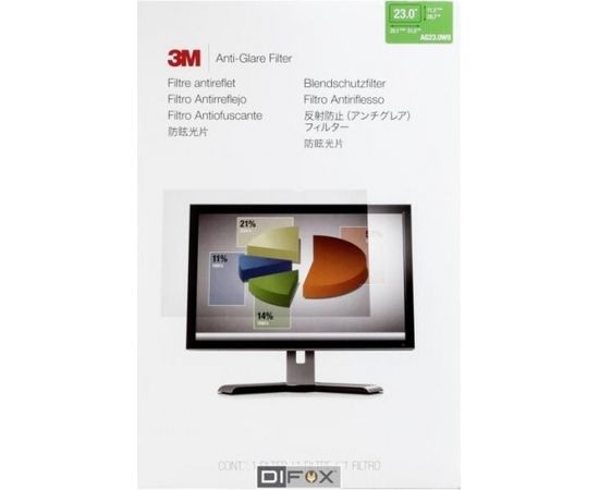 3M AG230W9 Anti-Glare Filter for Widescreen Monitore 23