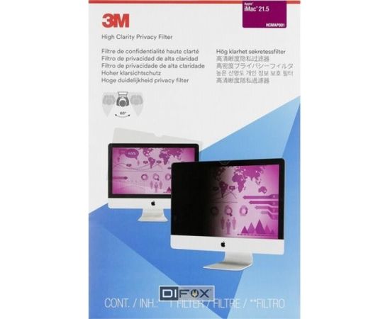 3M HCMAP001 Privacy Filter High Clarity for Apple iMac 21