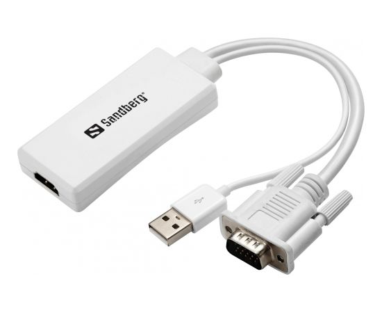 SANDBERG VGA + Audio to HDMI Converter