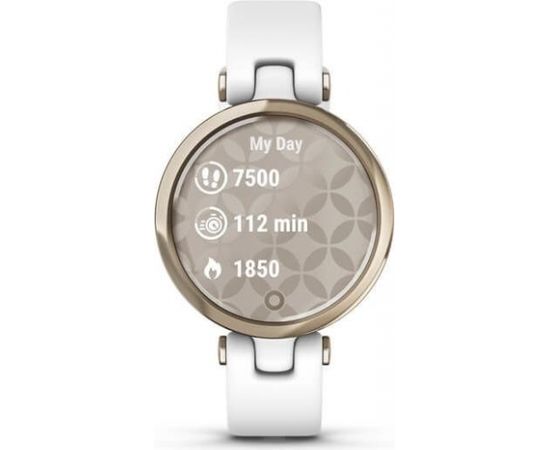 Garmin Lily Sport, cream gold/white