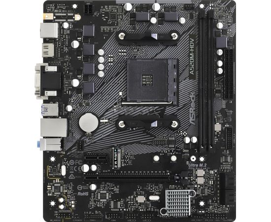 MB AMD A520 SAM4 MATX/A520M-HDV ASROCK