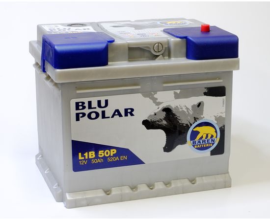 Akumulators 50Ah 520A BAREN L1B 50P 207x175x175-+ Akumulatori