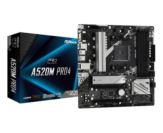 ASRock A520M Pro4