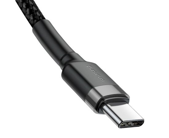 Baseus Cafule CATKLF-GG1 USB-C -> USB-C провод для зарядки 60W / PD 3.0 / 100 cm черный