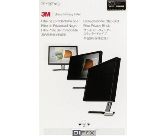 3M PF240W9 Privacy Filter Black for 61,0cm (24,0 ) 16:9