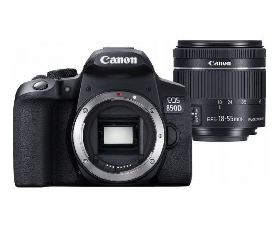 Canon EOS 850D + EF-S 18-55 IS STM Spoguļkameras