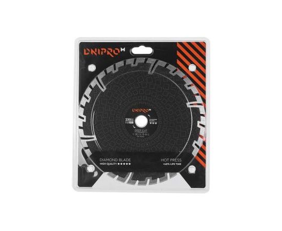 Dimanta griezējdisks 230 22.2 81960000 DNIPRO-M Zāģripas