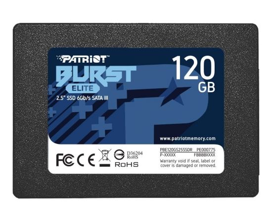 SSD Patriot Burst Elite 120 GB 2.5" SATA III (PBE120GS25SSDR)